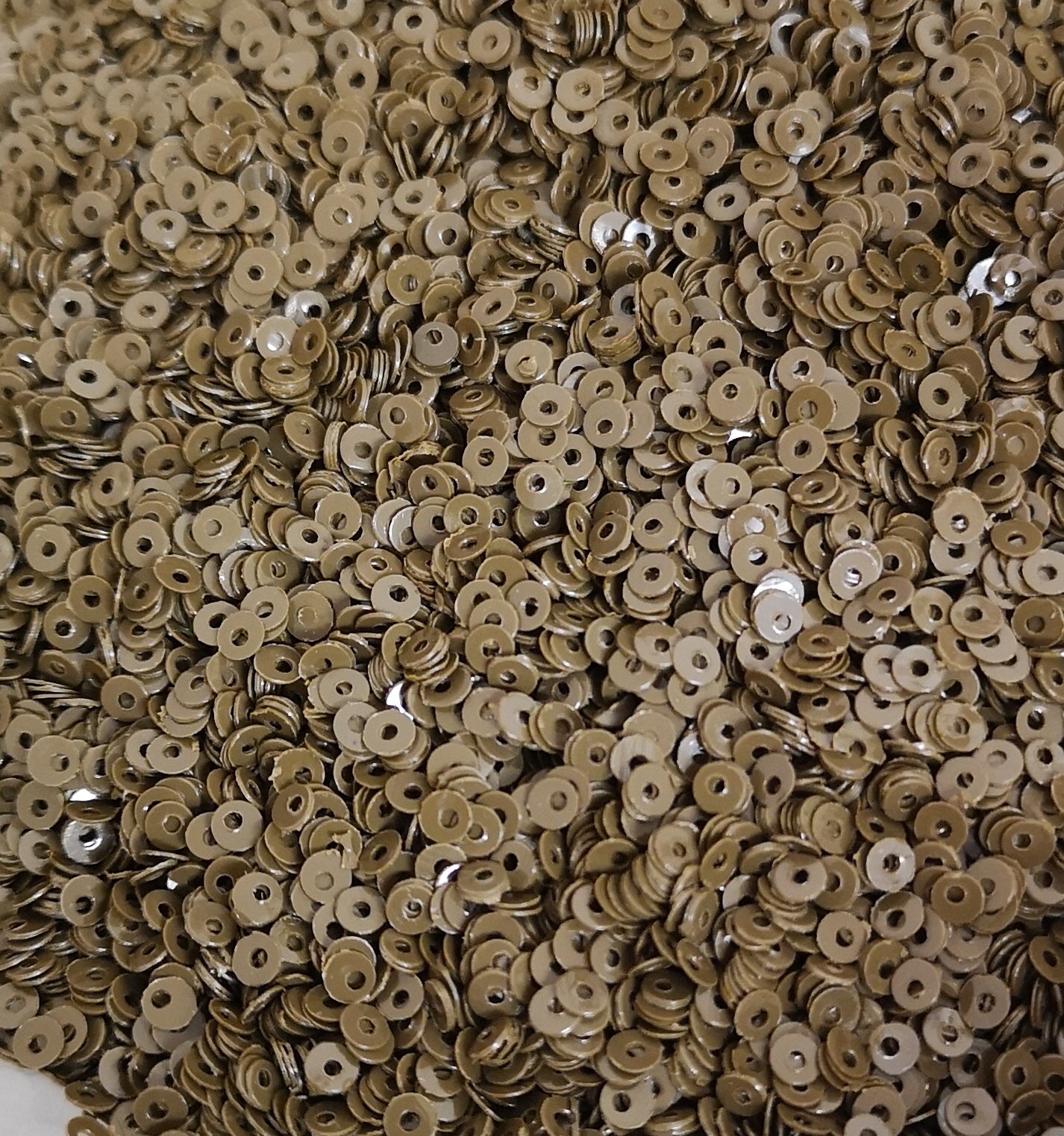 3mm Coffee Brown opaque Sequins