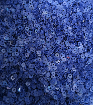 3mm Blueberry Purple opaque Sequins