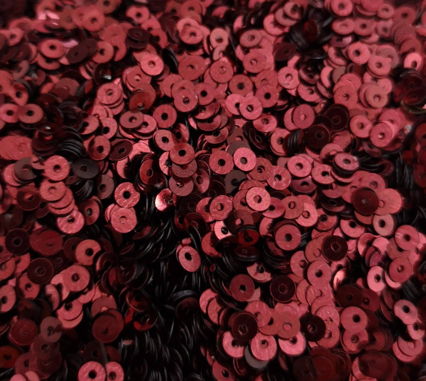 4mm Maroon Shiny Metallic Sequins