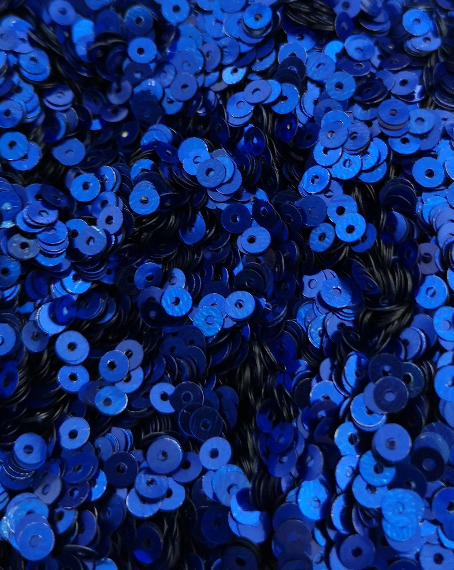 4mm Royal Blue Shiny Metallic Sequins