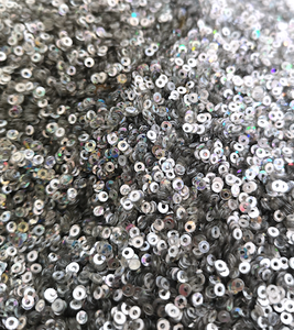 2mm Silver AB Sequins