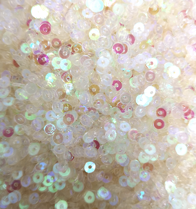 4mm Clear AB Sequins