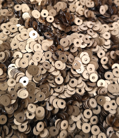 3mm Matt Bronze opaque Sequins