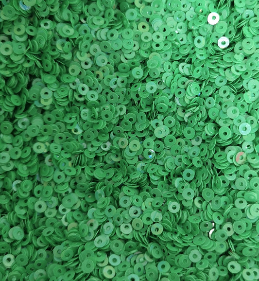 3mm Green opaque Sequins