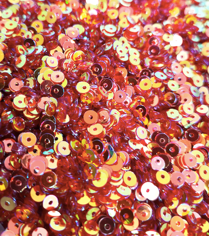 4mm Red AB Sequins