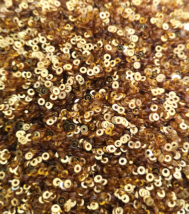 2mm  Shiny Yellow Gold Sequins